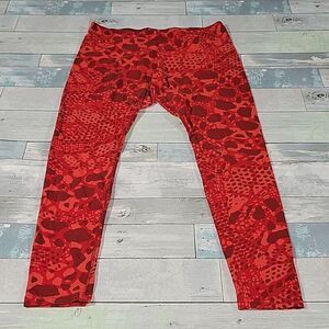 Nike Brand Red Workout Legging Pants sz Large